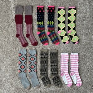 Geometric Crew Socks (6)